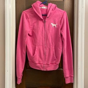 Victoria’s Secret PINK hooded zip up sweater